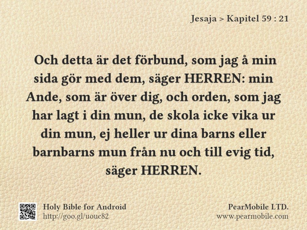 Jesaja, Kapitel 59:21